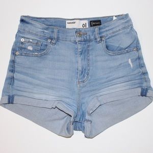 Denim shorts